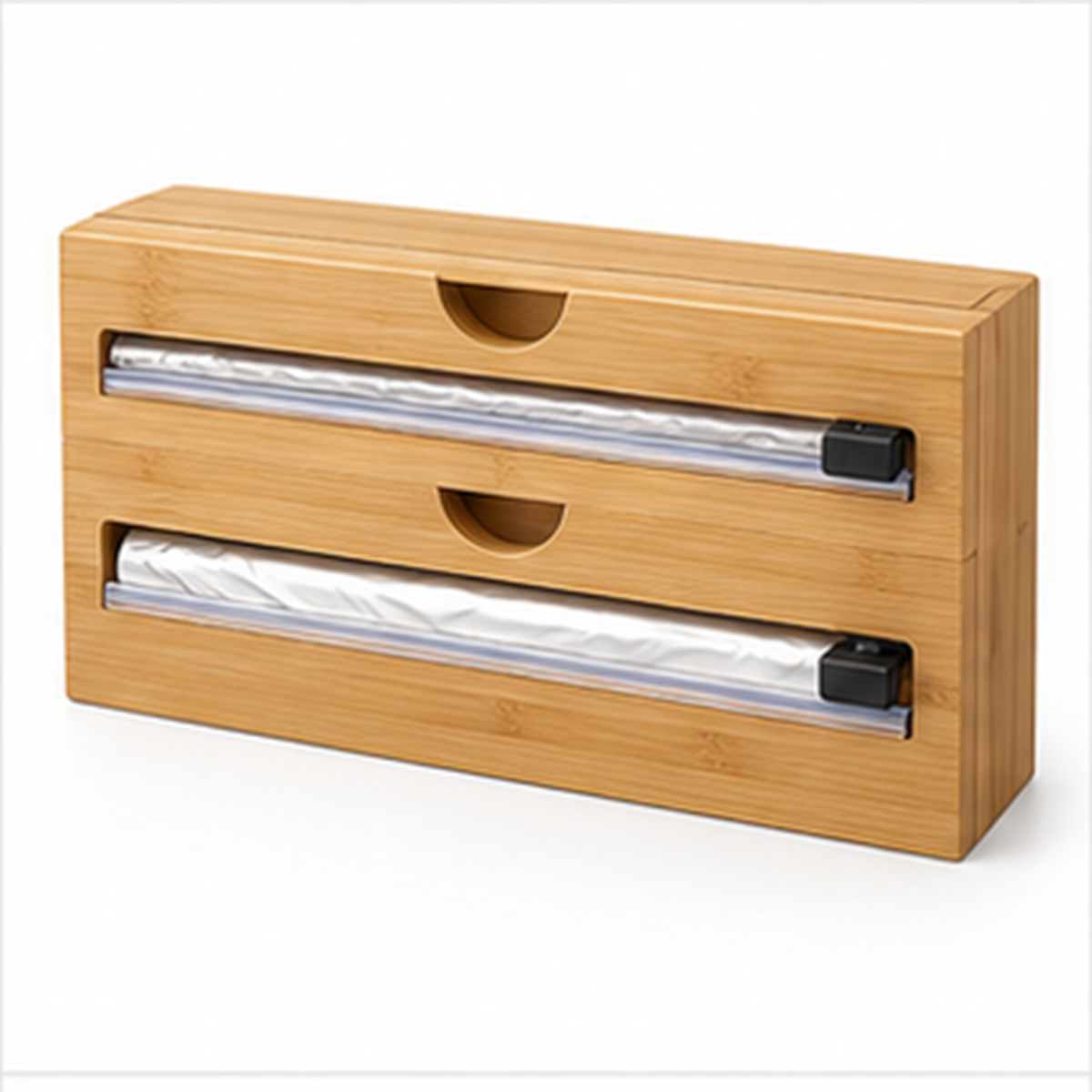 Dual Roll Wrap Dispenser on a white background
