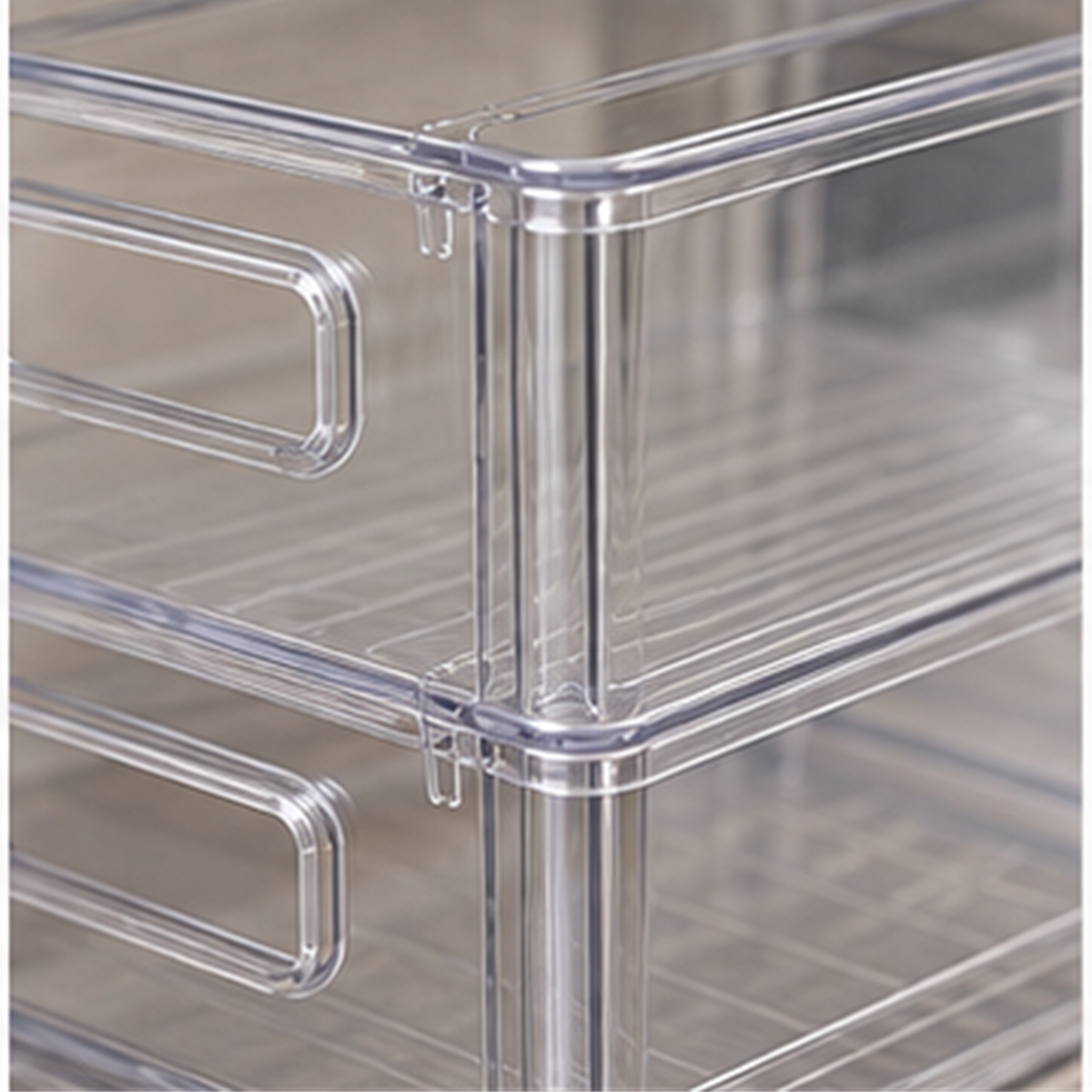 Stackable Clear Snack Bins detail view