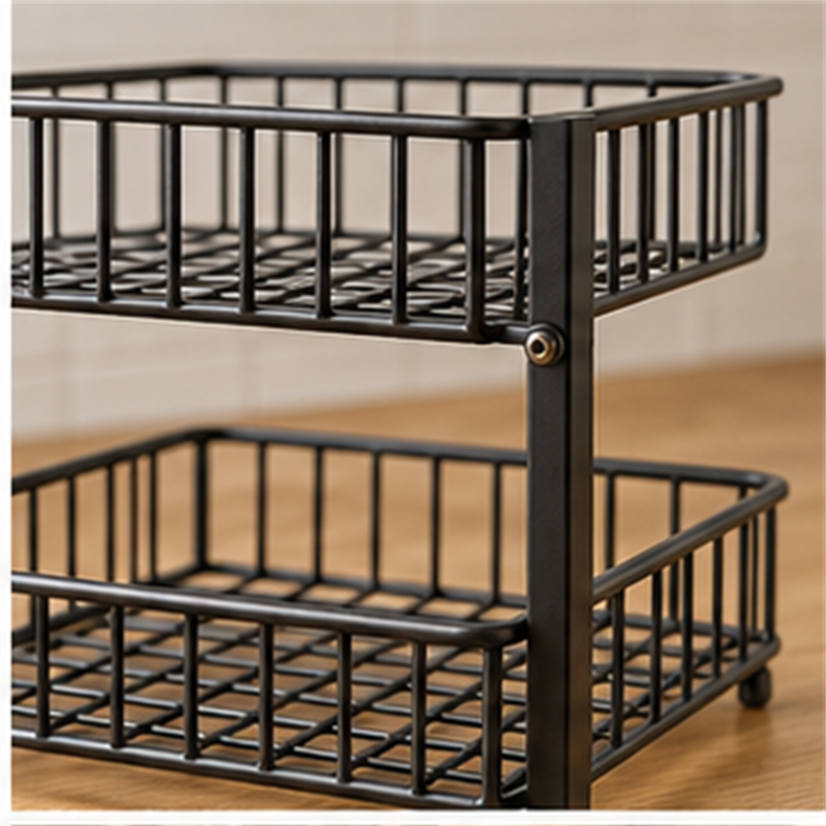 Two Tier Countertop Basket Rack detail view